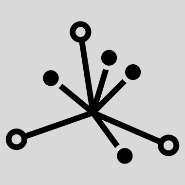 Dünya Boom düz simgesi