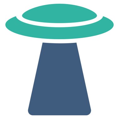 UFO Ray düz simgesi