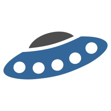 Ziyaretçi uzay gemisi düz simgesi