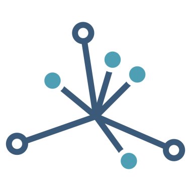 Dünya Boom düz simgesi