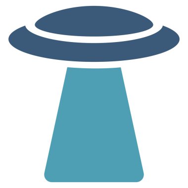 UFO Ray düz simgesi