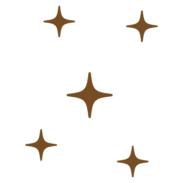 Estrellas Icono plano — Vector de stock