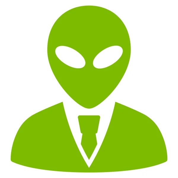 Alien-Manager-Ikone — Stockvektor