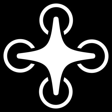 Nanocopter düz simgesi