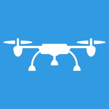Drone Düz Simgesi