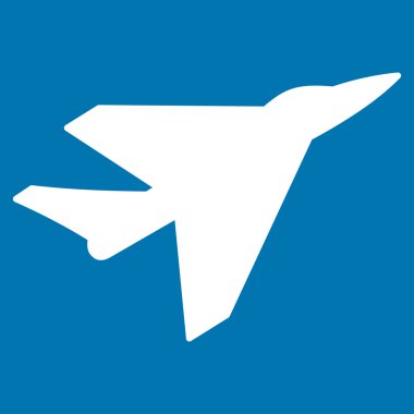 İntercepter düz simgesi