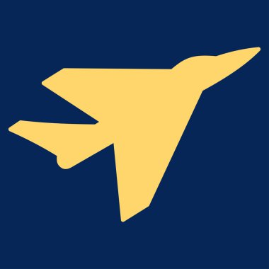 İntercepter düz simgesi