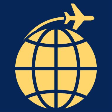 Uluslararası Uçuş Düz Simgesi
