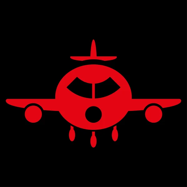 Icono plano de aviones de carga — Archivo Imágenes Vectoriales