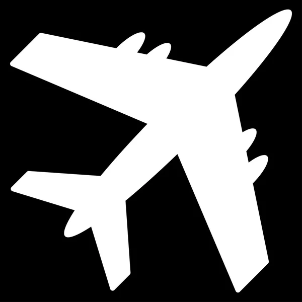 Flugzeug-Ikone — Stockvektor