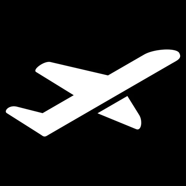 Avión Despegue Icono plano — Archivo Imágenes Vectoriales