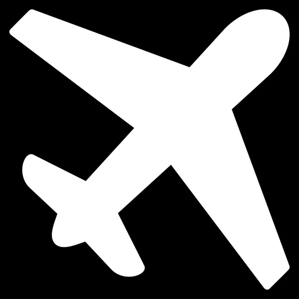 Icona piatto aereo — Vettoriale Stock