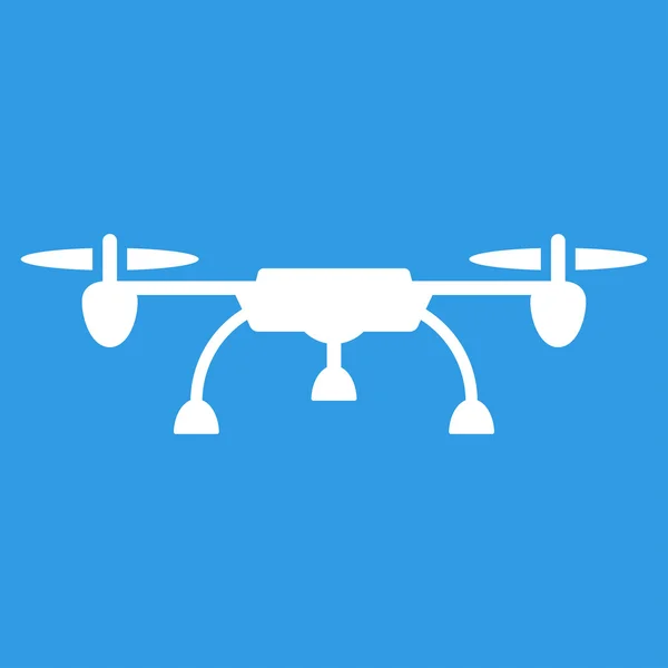 Drone Icono plano — Vector de stock