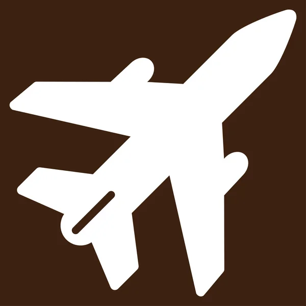 Avión Icono plano — Archivo Imágenes Vectoriales