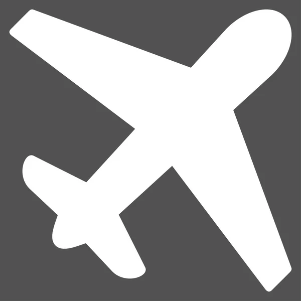 Airplane Flat Icon — Stock Vector