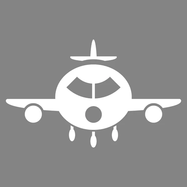 Cargo Aircraft Flat Icon — Stock Vector