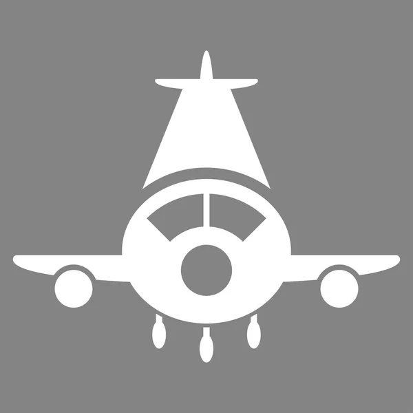 Avião de carga ícone plano — Vetor de Stock