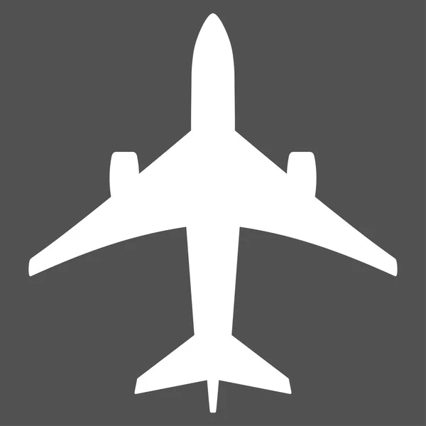 Jet Plane Icono plano — Archivo Imágenes Vectoriales