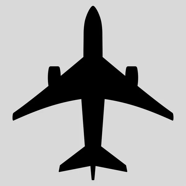 Platte vlakpictogram Jet — Stockvector