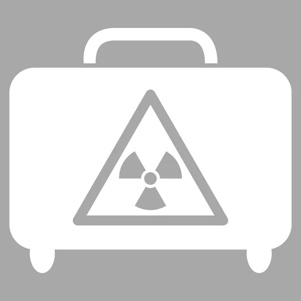 Bagages dangereux Icône plate — Image vectorielle