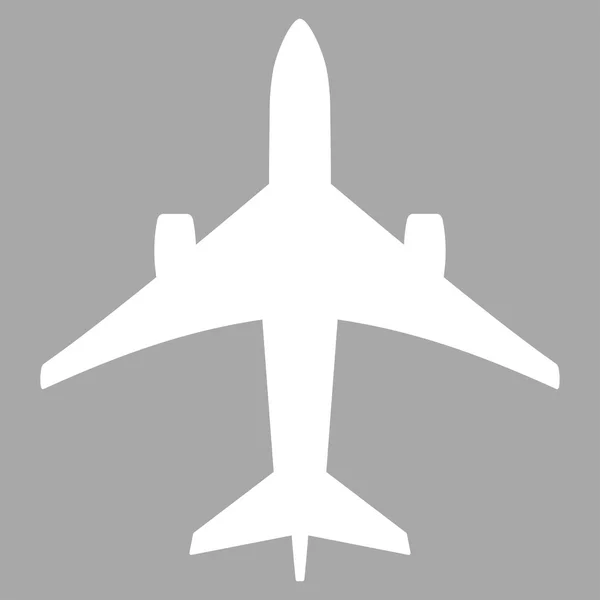 Jet Plane Icono plano — Archivo Imágenes Vectoriales