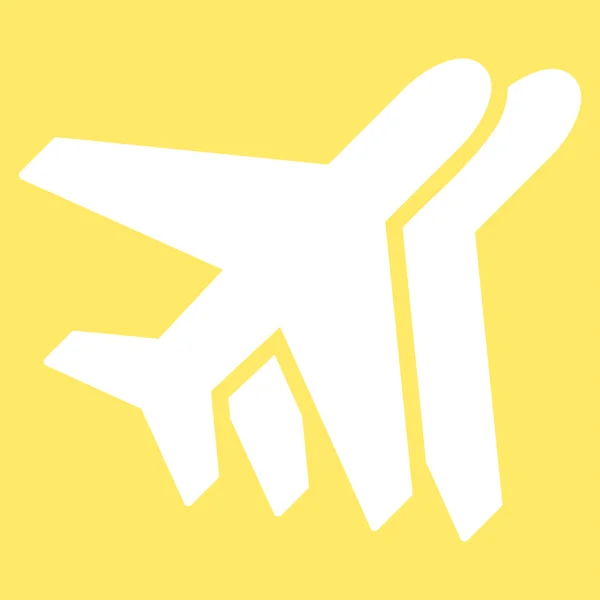 Aerolineas Flat Icon — Vector de stock