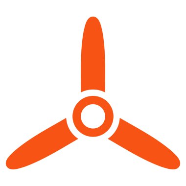 Üç Bıçaklı Vidalı Düz Simge