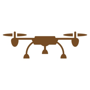 Drone Düz Simgesi