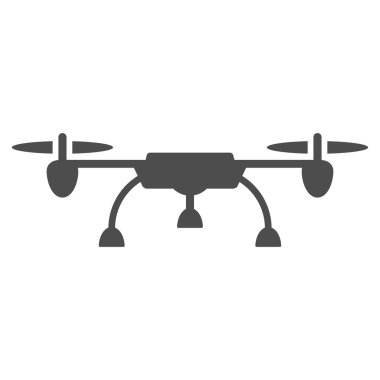 Drone Düz Simgesi