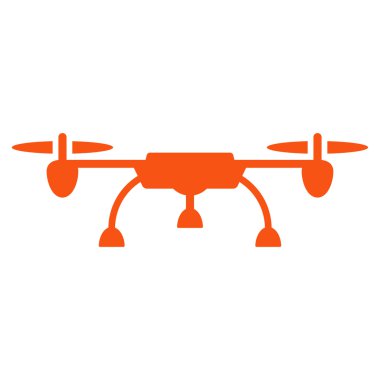 Drone Düz Simgesi