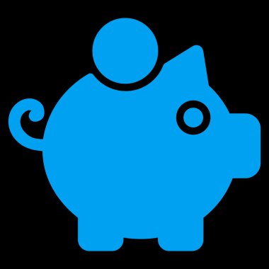 kumbara düz simgesi