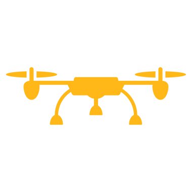 Drone Düz Simgesi