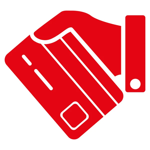 Icône plate de service bancaire — Image vectorielle