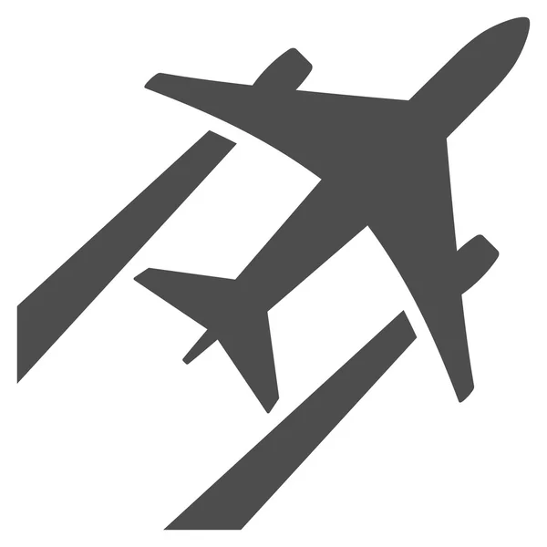 Air Jet Trace Ícone plano —  Vetores de Stock