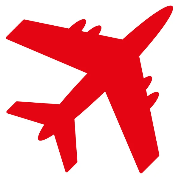 Aircraft Flat Icon — Stock Vector