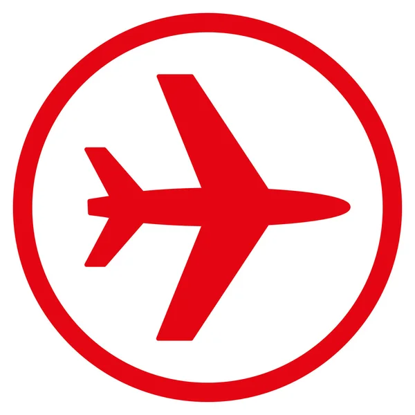 Letiště ploché ikony — Stockový vektor