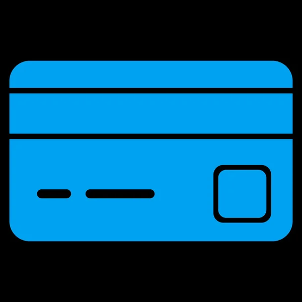 Plochá ikona kreditní karty — Stockový vektor