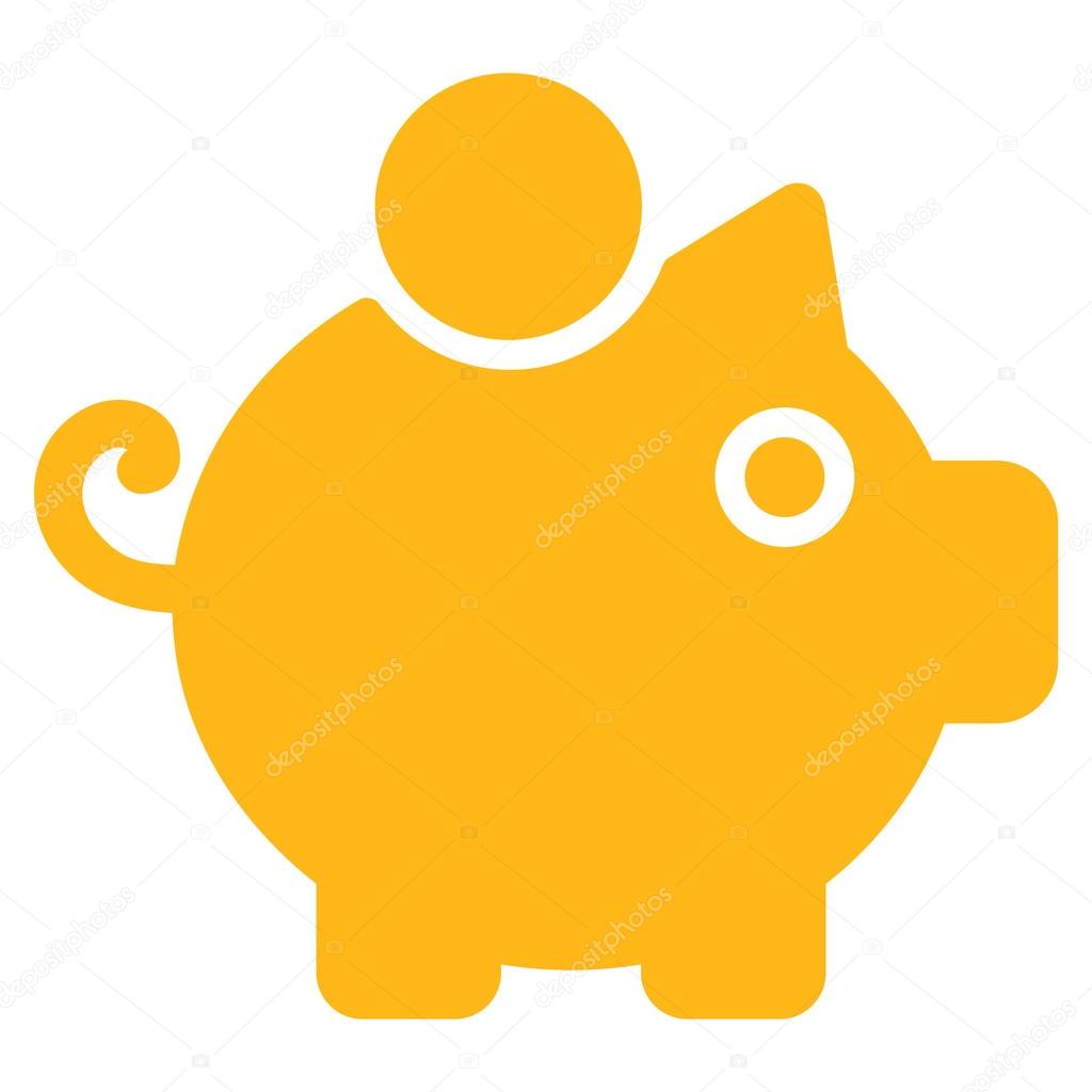 Piggy Bank Flat Icon