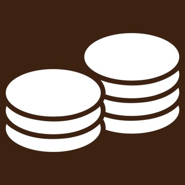 Paralar düz simgesi