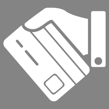 Bankacılık hizmet düz simgesi