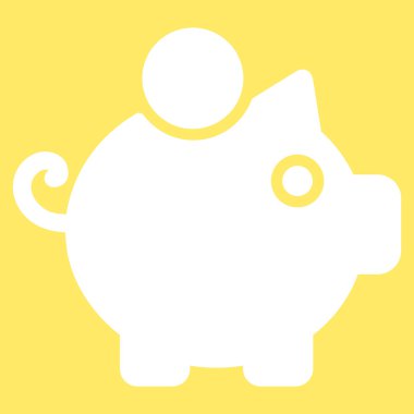 kumbara düz simgesi