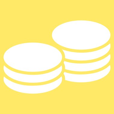 Paralar düz simgesi