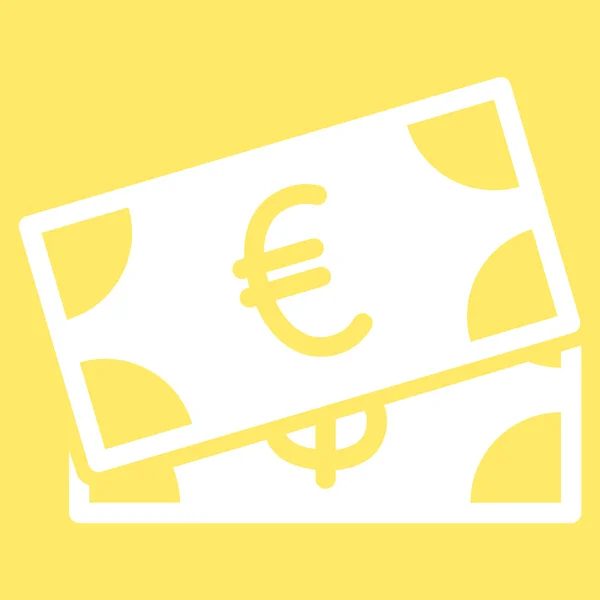 Banknoten flaches Symbol — Stockvektor