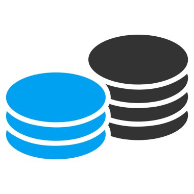 Paralar düz simgesi