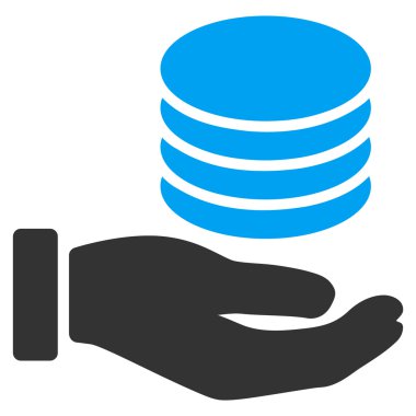 Bağış düz simgesi