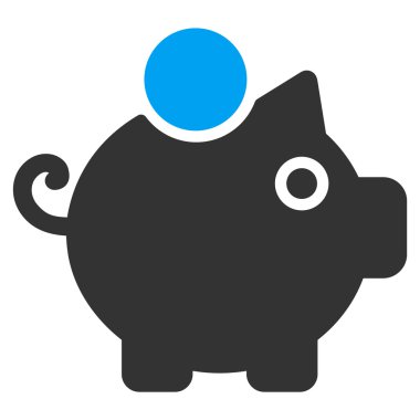 kumbara düz simgesi