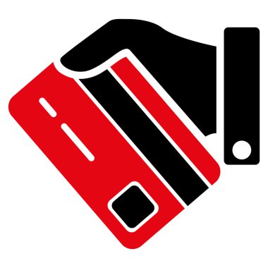 Bankacılık hizmet düz simgesi