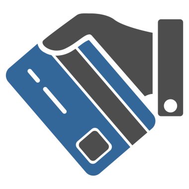 Bankacılık hizmet düz simgesi