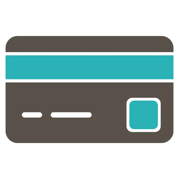Іконка квартири кредитної картки — стоковий вектор