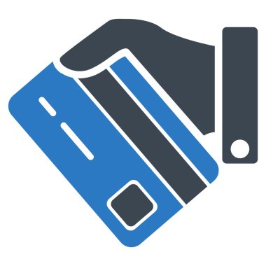 Bankacılık hizmet düz simgesi